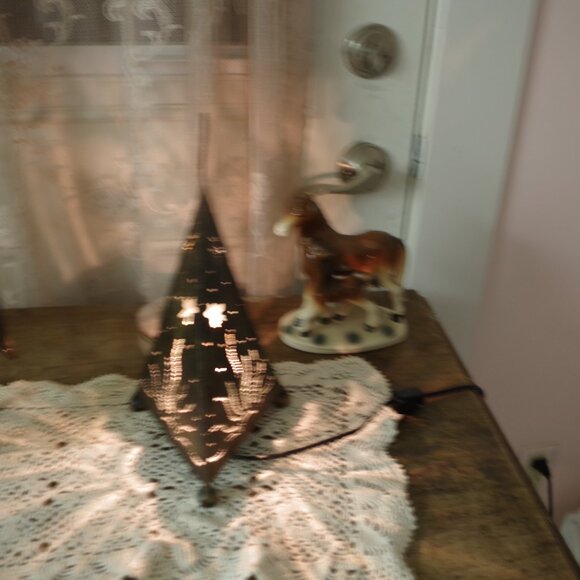 Cool Lamp Made In Indonesia Boho Rustic Lam - Picture 4 of 5